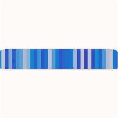 Color Stripes Blue White Pattern Small Bar Mats