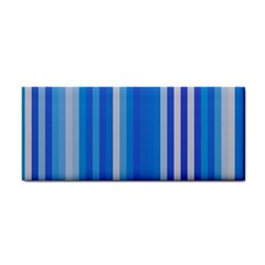 Color Stripes Blue White Pattern Cosmetic Storage Cases