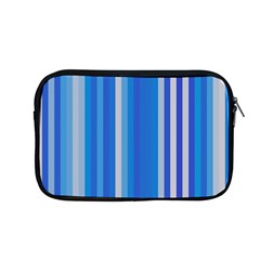 Color Stripes Blue White Pattern Apple Macbook Pro 13  Zipper Case by Simbadda