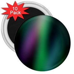 Course Gradient Color Pattern 3  Magnets (10 Pack) 