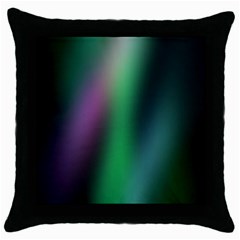 Course Gradient Color Pattern Throw Pillow Case (black) by Simbadda