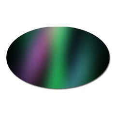 Course Gradient Color Pattern Oval Magnet by Simbadda