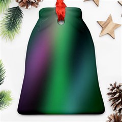 Course Gradient Color Pattern Bell Ornament (two Sides)