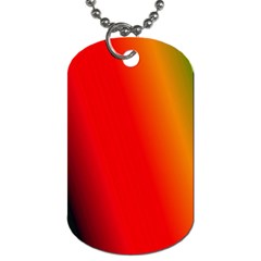 Multi Color Pattern Background Dog Tag (two Sides)