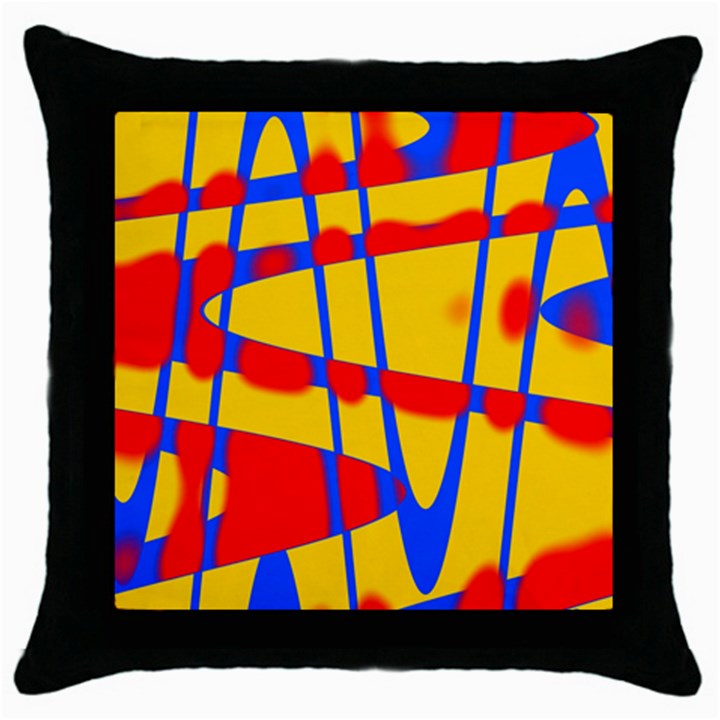 Graphic Design Graphic Design Throw Pillow Case (Black)