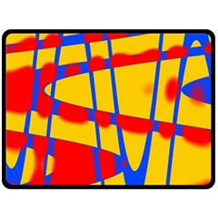 Graphic Design Graphic Design Double Sided Fleece Blanket (large) 