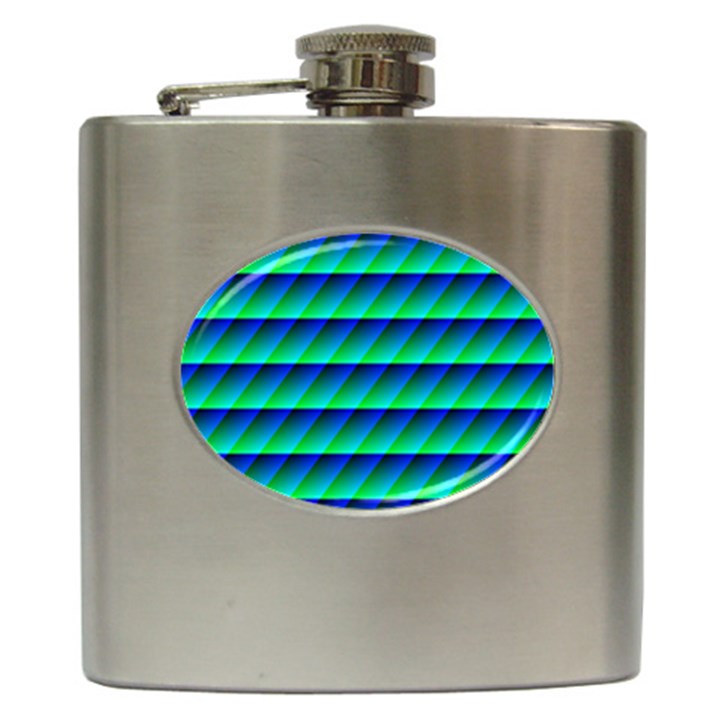 Background Texture Structure Color Hip Flask (6 oz)