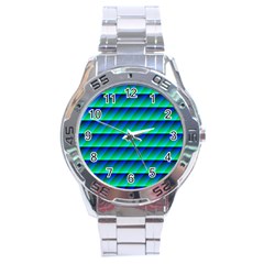 Background Texture Structure Color Stainless Steel Analogue Watch by Simbadda