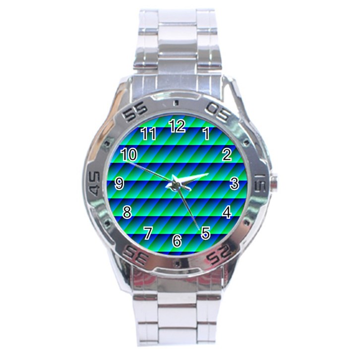 Background Texture Structure Color Stainless Steel Analogue Watch