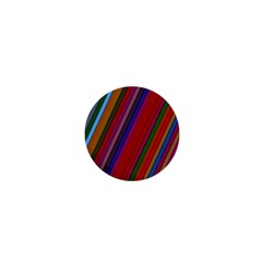 Color Stripes Pattern 1  Mini Buttons