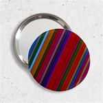 Color Stripes Pattern 2.25  Handbag Mirrors Front