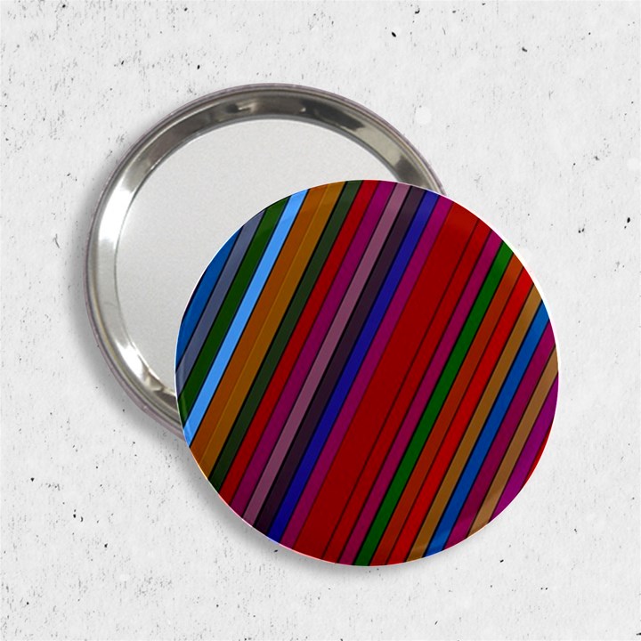 Color Stripes Pattern 2.25  Handbag Mirrors