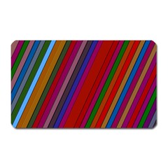 Color Stripes Pattern Magnet (rectangular) by Simbadda