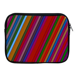 Color Stripes Pattern Apple Ipad 2/3/4 Zipper Cases by Simbadda