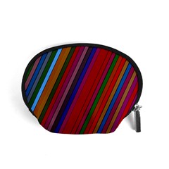 Color Stripes Pattern Accessory Pouches (small) 