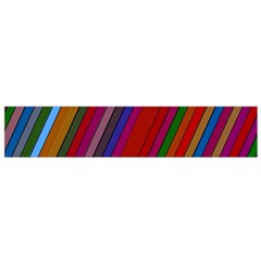 Color Stripes Pattern Flano Scarf (small)