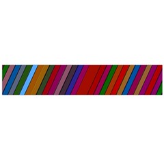 Color Stripes Pattern Flano Scarf (large)