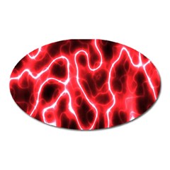 Pattern Background Abstract Oval Magnet by Simbadda