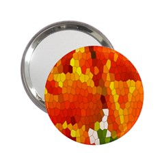 Mosaic Glass Colorful Color 2 25  Handbag Mirrors