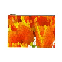 Mosaic Glass Colorful Color Cosmetic Bag (large)  by Simbadda