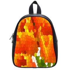 Mosaic Glass Colorful Color School Bags (small)  by Simbadda