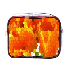 Mosaic Glass Colorful Color Mini Toiletries Bags by Simbadda