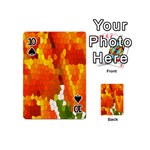 Mosaic Glass Colorful Color Playing Cards 54 (Mini)  Front - Spade10