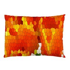 Mosaic Glass Colorful Color Pillow Case (two Sides)