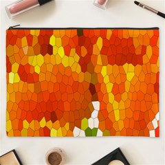 Mosaic Glass Colorful Color Cosmetic Bag (xxxl)  by Simbadda