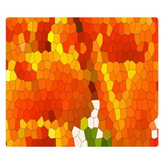 Mosaic Glass Colorful Color Double Sided Flano Blanket (small) 