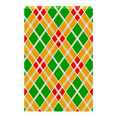 Colorful Color Pattern Diamonds Shower Curtain 48  X 72  (small) 