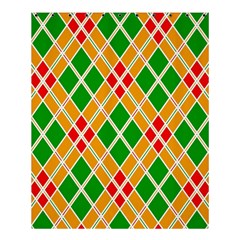 Colorful Color Pattern Diamonds Shower Curtain 60  X 72  (medium) 