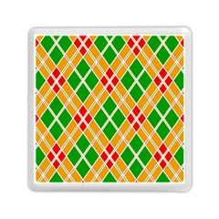 Colorful Color Pattern Diamonds Memory Card Reader (square) 