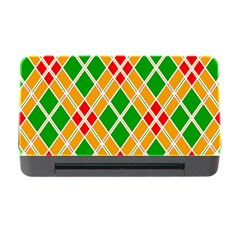 Colorful Color Pattern Diamonds Memory Card Reader With Cf