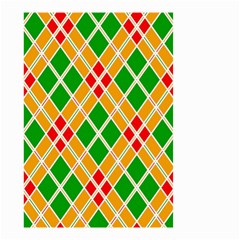 Colorful Color Pattern Diamonds Small Garden Flag (two Sides)