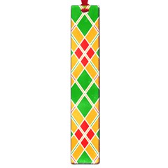 Colorful Color Pattern Diamonds Large Book Marks by Simbadda