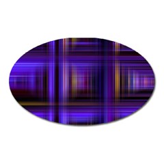 Background Texture Pattern Color Oval Magnet