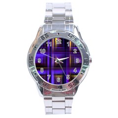 Background Texture Pattern Color Stainless Steel Analogue Watch