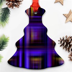 Background Texture Pattern Color Christmas Tree Ornament (two Sides)