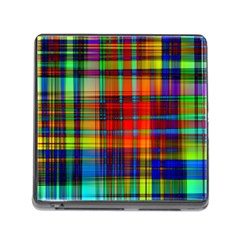 Abstract Color Background Form Memory Card Reader (square) by Simbadda