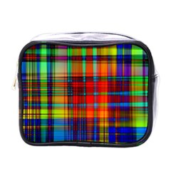 Abstract Color Background Form Mini Toiletries Bags by Simbadda