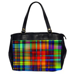 Abstract Color Background Form Office Handbags (2 Sides)  by Simbadda