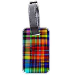 Abstract Color Background Form Luggage Tags (two Sides)