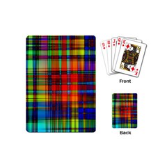 Abstract Color Background Form Playing Cards (mini)  by Simbadda