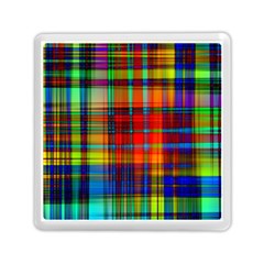 Abstract Color Background Form Memory Card Reader (square) 