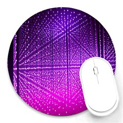 Pattern Light Color Structure Round Mousepads