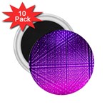 Pattern Light Color Structure 2.25  Magnets (10 pack)  Front