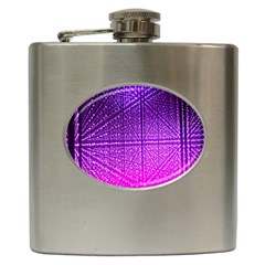 Pattern Light Color Structure Hip Flask (6 Oz)