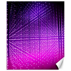 Pattern Light Color Structure Canvas 8  X 10 