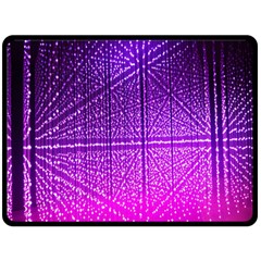 Pattern Light Color Structure Fleece Blanket (large) 